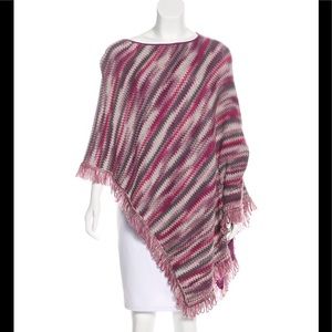 Missoni Fringe-Trimmed Wool Poncho